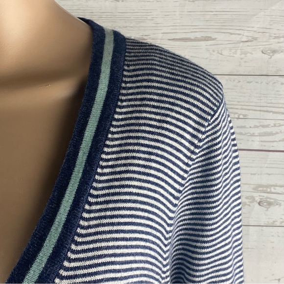 J. Jill Striped Cardigan Sweater - Picture 4 of 12
